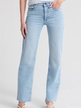 rag & bone Light Wash Straight Leg Jeans